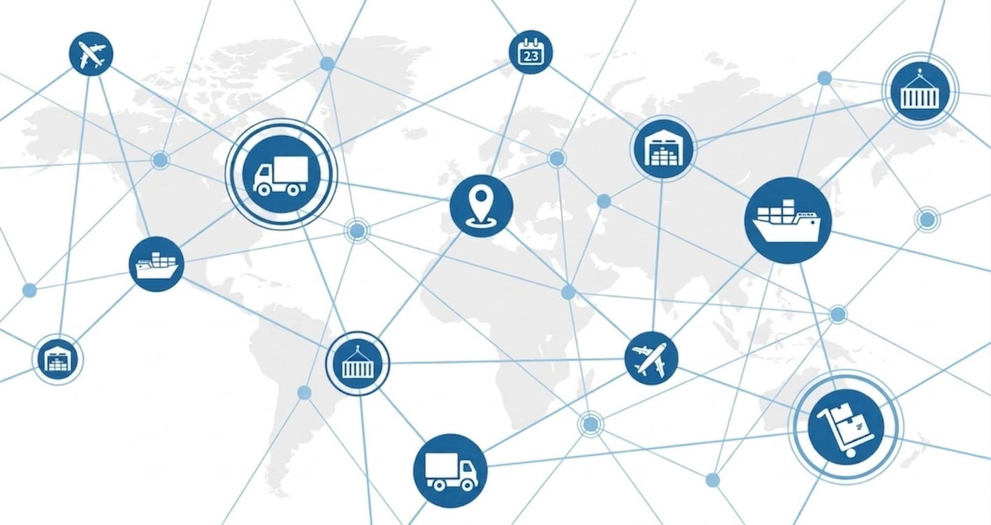 logistics supply chain air ocean trucking